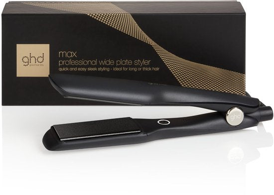 ghd Max Styler - Brede Stijltang voor Lang of Dik Haar - Zwart