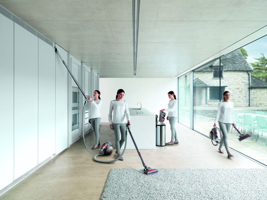 Dyson Cinetic Big Ball Multifloor 2 - Stofzuiger zonder zak - Grijs/Geel