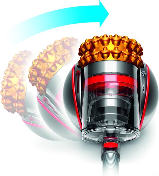 Dyson Cinetic Big Ball Multifloor 2 - Stofzuiger zonder zak - Grijs/Geel