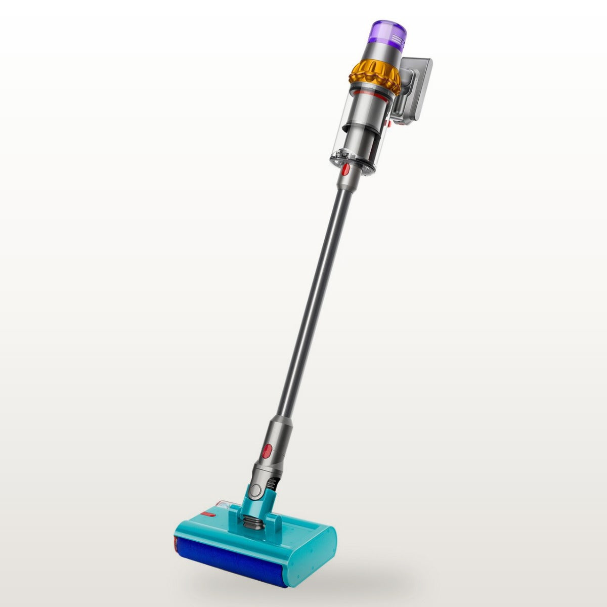 Dyson V15s Detect Submarine steelstofzuiger met Submarine-natte reinigingskop in nikkel en geel